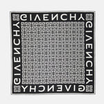 Monogram Border Scarf