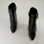 Shark Lock Wedge Boots