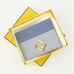 Two-Tone Leather Card Holder