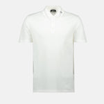 Versace Minimalist White Polo Shirt with Medusa Accent
