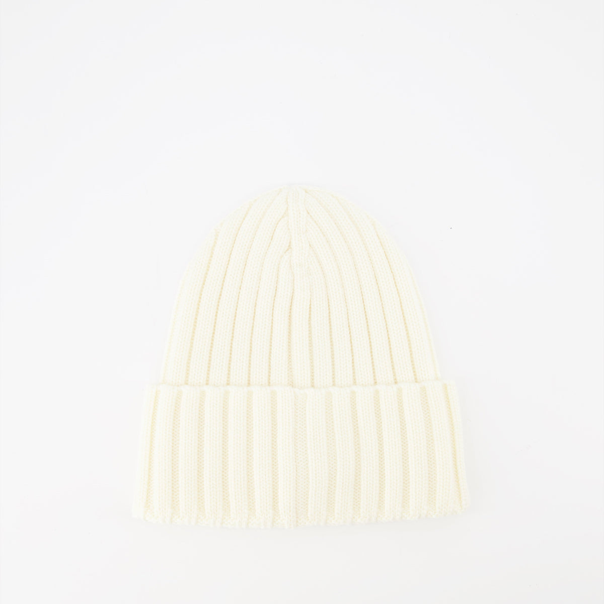 Ribbed Knit Beanie with Logo