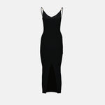 Ribbed Knit Maxi Slip Dress