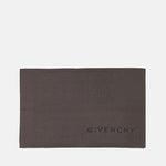 Logo Wool Scarf – Brown
