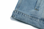 Light Blue Washed Denim Jacket