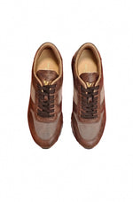 Brown Leather Run Away Sneaker