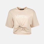 Safety Pin Crop T-Shirt