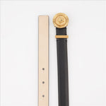Medusa Head Leather Belt