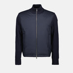 Two-material down jacket