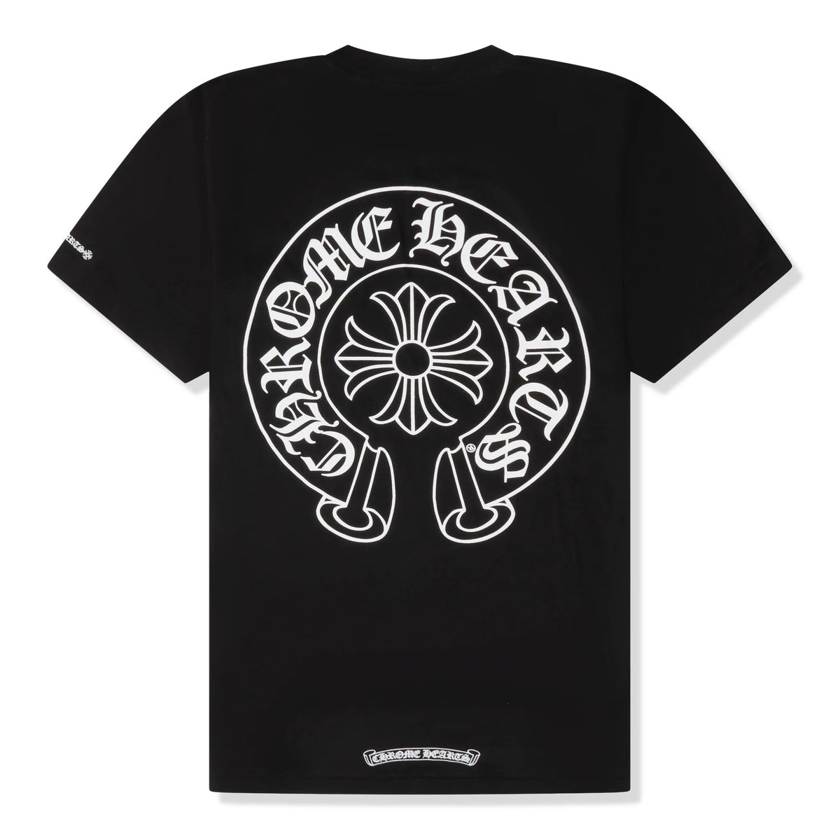 Horse Shoe Pocket Logo Black T-Shirt