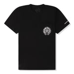 Horse Shoe Pocket Logo Black T-Shirt