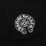 Horse Shoe Pocket Logo Black T-Shirt