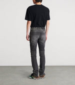 Biker Slim-Fit Denim Jeans