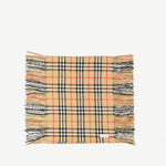 Classic Check Cashmere Scarf – Archive Beige