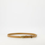Saffiano Leather Belt – Tan