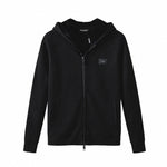 Faux-Fur Lined Hooded Zip Jacket
