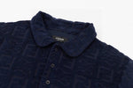 Textured Monogram Terry Polo Shirt