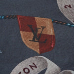 Crown & Ribbon "Pont Neuf" Print Silk-Finish Shirt