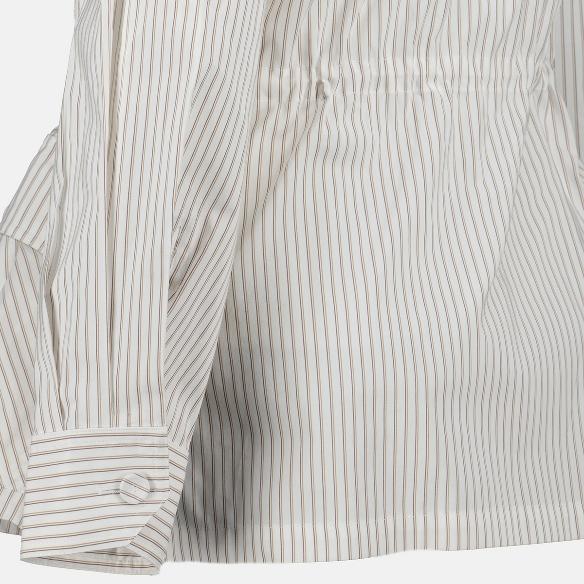 Striped Belted Jacket