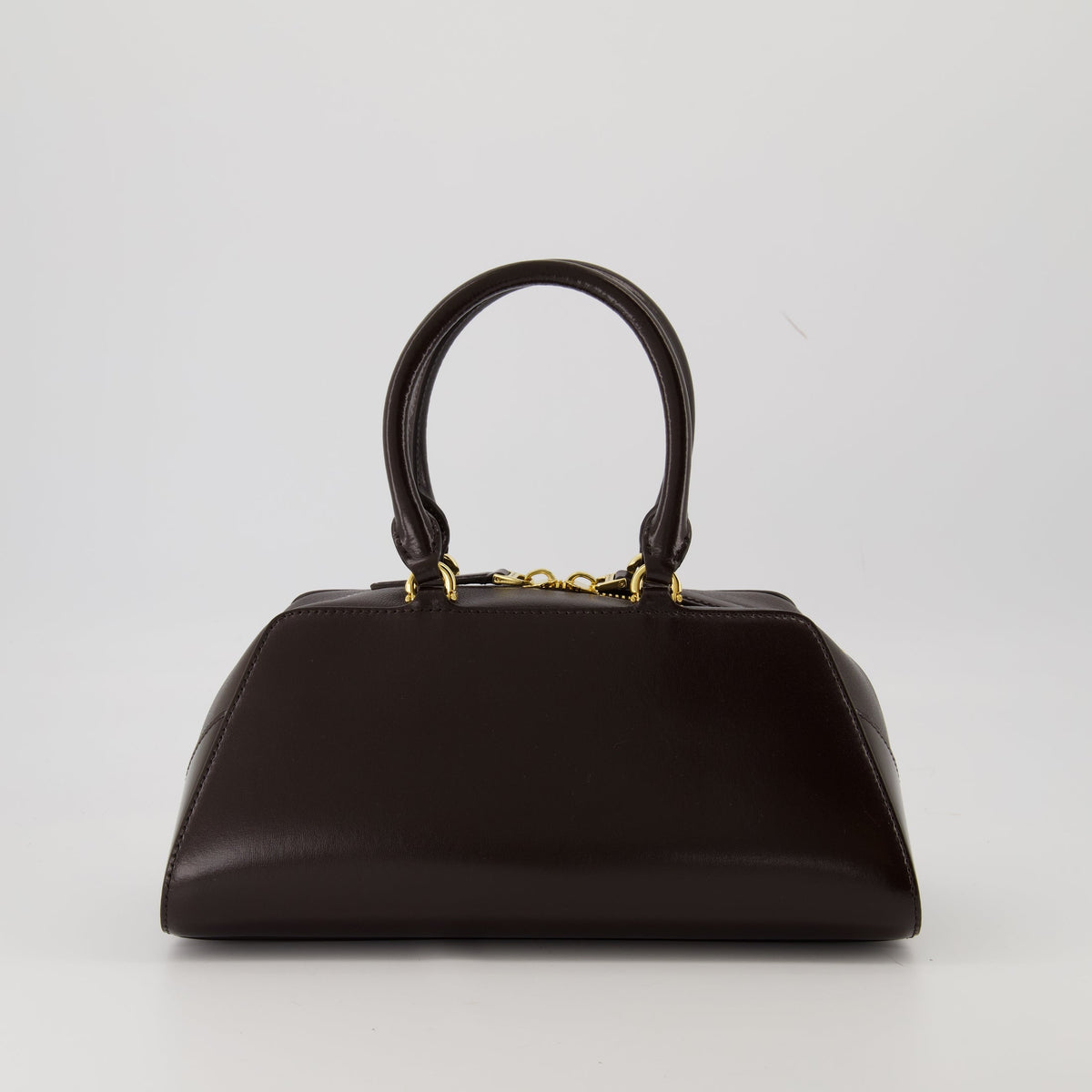 Mini Antigona Top Handle Bag – Dark Brown