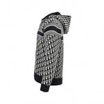 Dior Oblique All-Over Zip-Up Knit Hoodie