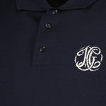Givenchy Navy Polo Shirt with Embroidered Monogram Logo