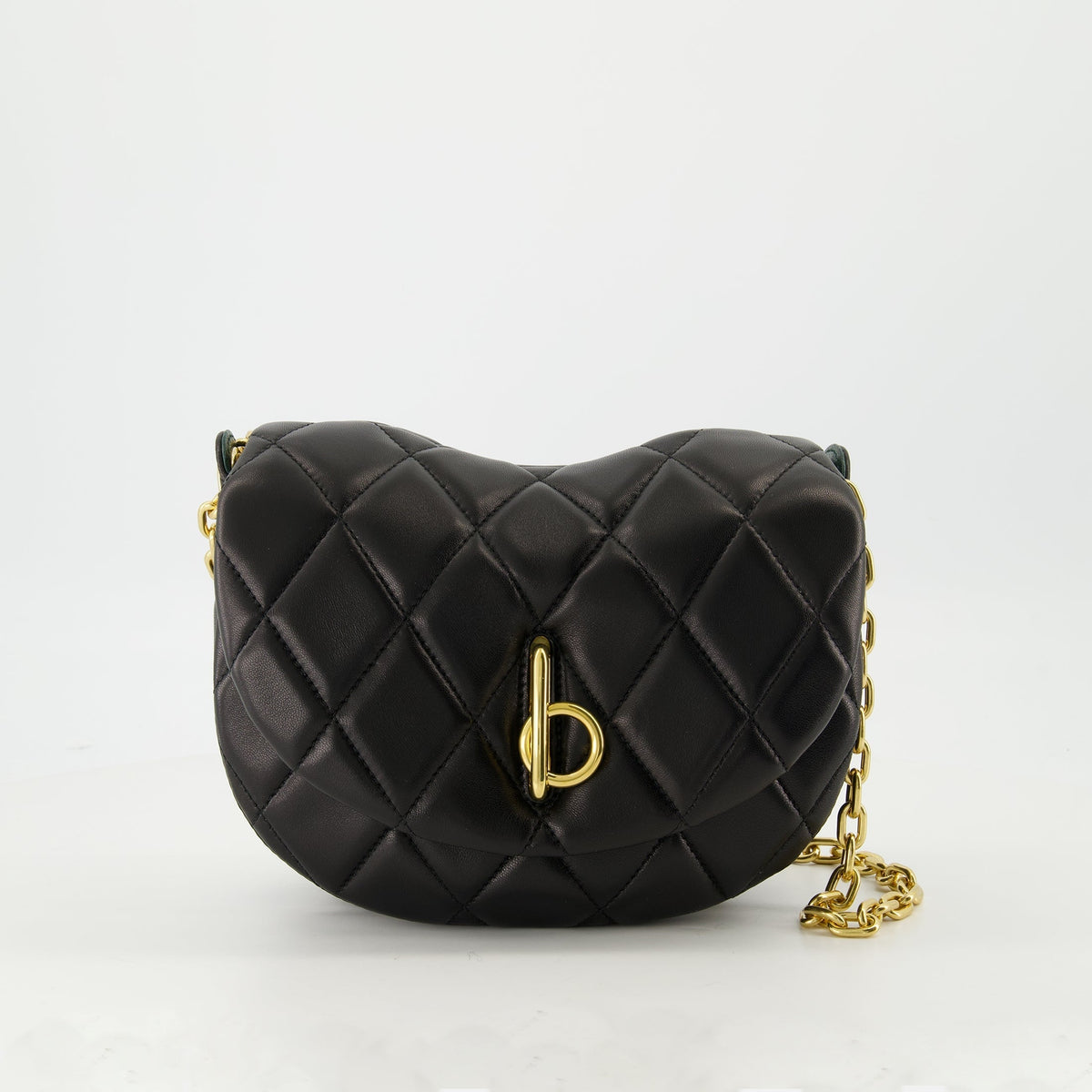 Quilted Leather Mini Chain Bag
