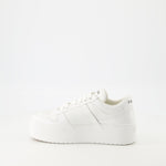All-White Platform Sneakers