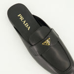 Leather Loafer Mules