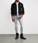 MX1 Suede-Panel Distressed Straight