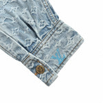 Monogram Denim Shirt – Light Blue Signature Jacquard