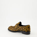 Leopard Haircalf Loafers