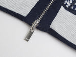 Oblique Wool Zip Hoodie