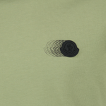 Faded Khaki Logo Pattern T-Shirt
