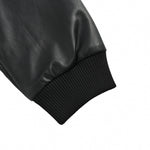 Reversible Leather & Nylon Bomber Jacket