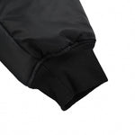 Black Nylon Bomber Jacket