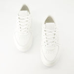 White Monogram Sneakers
