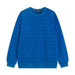 Blue Monogram Crewneck Sweatshirt