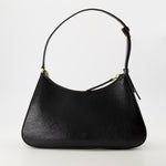 Black Patent Leather Mini Shoulder Bag with 4G Charms