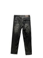 Black Monogram Jeans