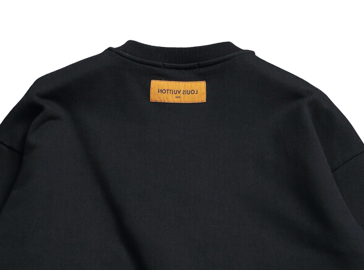 LV Black Monogram Sweatshirt