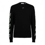 Diagonal Arrow Crew Neck Jumper
