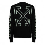 Diagonal Arrow Crew Neck Jumper