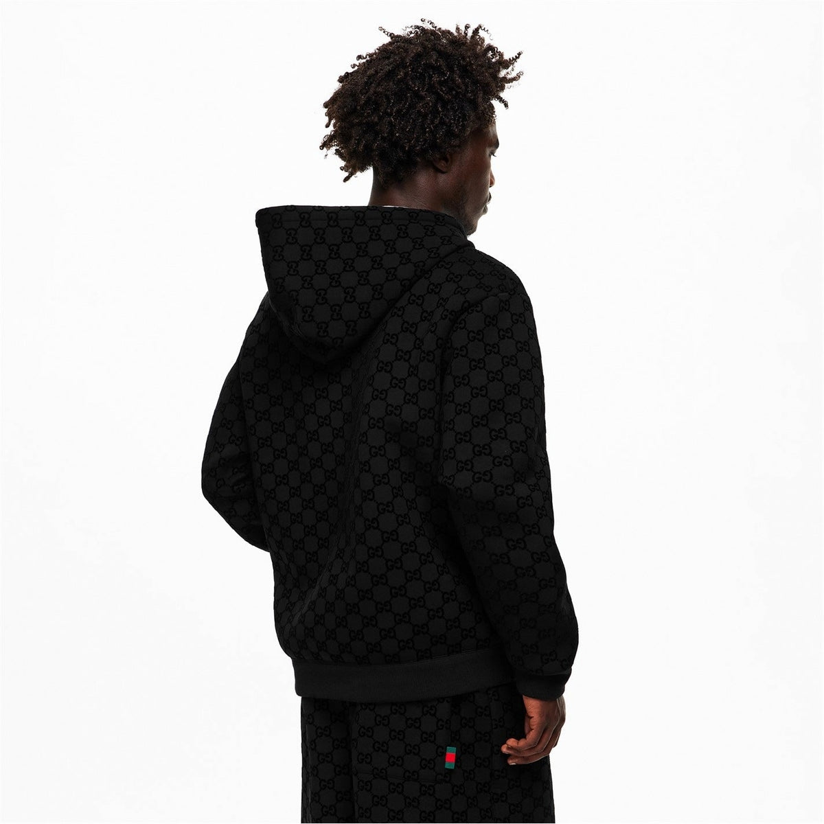 GG Flock Zip Hoodie