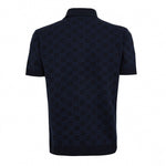 GG Monogram Cotton Silk Polo Shirt