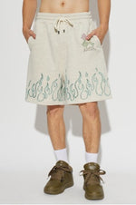 Men’s Grey Logo Shorts
