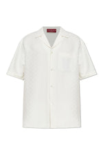 Men’s White Shirt with GG pattern