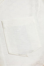 Men’s White Shirt with GG pattern
