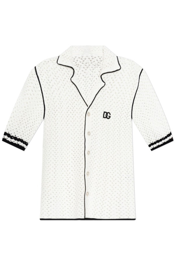 Men’s White Short-Sleeve Shirt