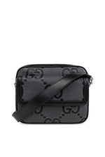 Grey Jumbo GG Small Shoulder Bag