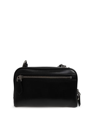 Black "Lock" Shoulder Bag